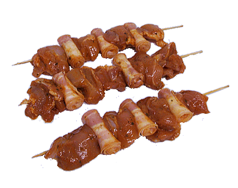 brocheta de pollo elaborada en carniceria Jara