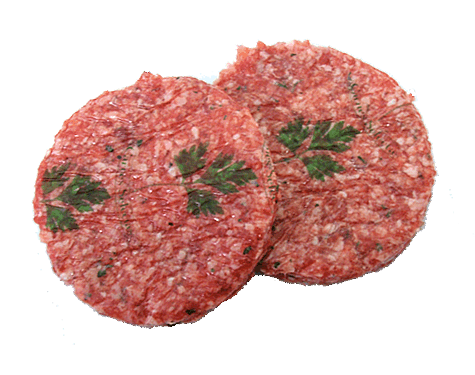Hamburguesa de ternera elaborada en carnicería Jara