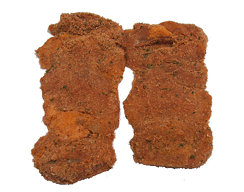 Muslo de pollo empanado en carnicería Jara de Santa Marta de Tormes