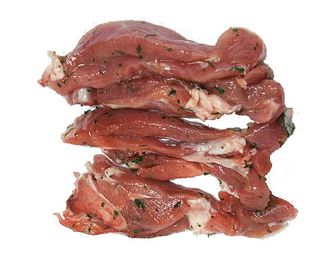 Pavo al ajillo elaborado por carnicería Jara