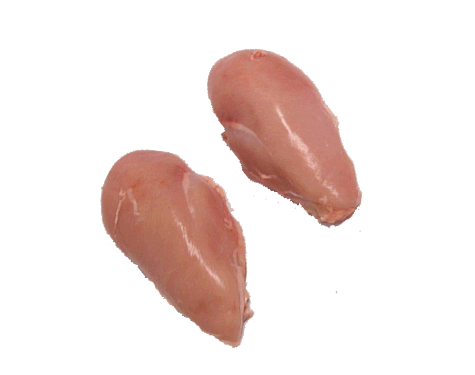Pechugas de pollo en carnicería Jara